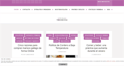 Desktop Screenshot of lasrecetasfacilesdemaria.com